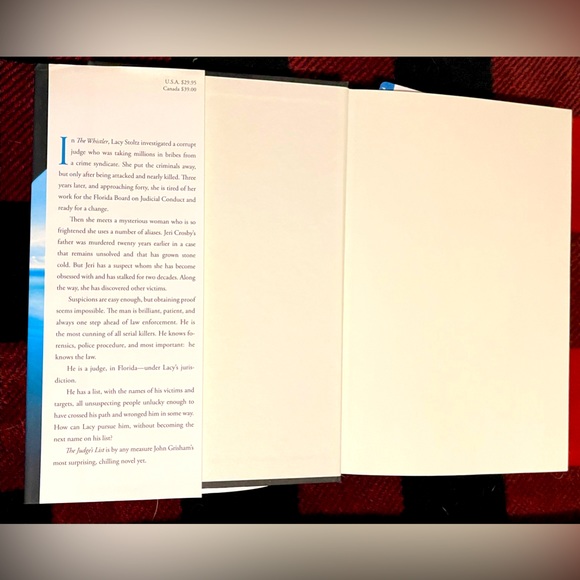 ❤️Hardcover The Judge’s List❤️by John Grisham❤️📚EXCELLENT CONDITION” - Picture 4 of 6